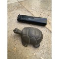 pewter tortoise paper weight paperweight