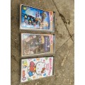 PSP game bundle of 3 , ratatouille , hanna montana , hello kitty
