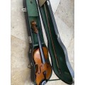 vintage violin COPY OF ANTONIUS STRADIVAIUS VIOLIN FACIEBAT CREMONA 1713 made in Germany