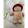 paddington bear doll  by rainbow no jacket red hat