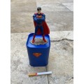 superman dc comics schleich figure + superman money box moneybox base