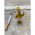 rare vintage Homer Simpson pvc figure fox 1999 , brushing teeth