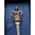 the royal crown jewels of Great Britain Rowena Souvenir teaspoon spoon silver plate
