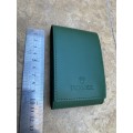 authentic Rolex Watch Travel Green Leather Case Pouch Service Center Premium