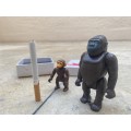 vintage playmobil baboon monkey figure pair