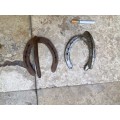 vintage horse shoe horseshoe coat hook pair rustic