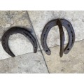 vintage horse shoe coat hook with random horseshoe
