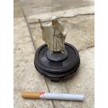 Gandalf the white nlp 2003 Lord of the rings figure on wood pedestal