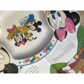 disney the sorcerers apprentice book  with lunch plate mickey mouse