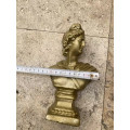 Vintage David bust statue Gold