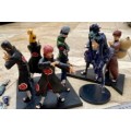Naruto Shippuden ultimate ninja storm anime figurine lot of 7 figures figure , includes a plush toy