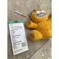 vintage Mead Garfield paws pencil crayons unused with suction doll