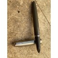 vintage Parker fountain Pen 21  made in USA gun metal grey