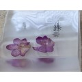 preserved orchid paperweight merlon design Singapore