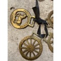 Horse brass lot of 6