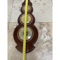 Vintage Baromaster barometer weather station sleeper wood