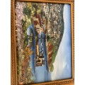 Vintage ilha da Madeira painting souvenir