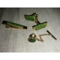 Stratton 9ct Gold Gilt Cufflink, Tie Bar&Pin URGENT SALE