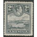 Antigua, GVIR, 1951, 2d, slate grey, MH *