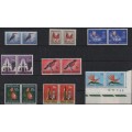South Africa, definitives, 1964 -1968.watermark RSA1/2c - R1, MNH **