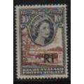 Bechuanaland,EIIR, 1961, R1 opt ( type E) on 10/, MNH **