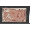 Newfoundland GVIR, 1937, 3 cents, perf 13.5, MH *