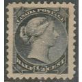 Canada VRI, 1882 - 97, 1/2 cent black or grey-black unused, no gum, no cancel