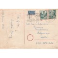 Germany, Federal republic, 1949 Refugee Relief on card OBERAMMERGAUPASSIONSSPIELE 23.6.50, posted >