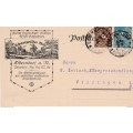 Germany, Schwarzwalder Bote, commercial card, franked 40 marks, OBERNDORF 30 APR 23 > Villingen