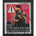Germany, F.R., 1953, Red Cross, Road safety, Prisoners, used
