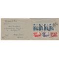 French Morocco, 1949 cover, 85 francs, air mail > South Africa