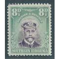 Southern Rhodesia, GVR admiral,8d MH *