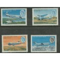 Rhodesia, 1966 Central African Airways, set MH *