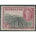 Nyasaland, GVIR, 1945, 4d, MH *