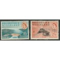 Rhodesia & Nyasaland, 1960, Kariba, 1/3, 2/6, MH *