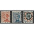 Italy, 1917, 20c, 60c blue, 2 Lire, MH *