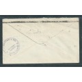 South Africa, domestic cover 11/2d airman CAPETOWN 7 MAY 42 ,c.d.s.+ SEALED LIPS SAVE SHIPS