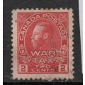 Canada, GVR, 1915 2 cents War Tax, unused
