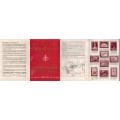 Festival of Britain, 1951, London Fund for the Blind, 10 x 3d labels on card in folder