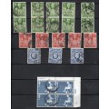 Great Briitain, GVIR, EIIR, used stamps
