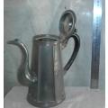 Shaw & Fisher Sheffield, pewter coffee pot