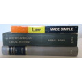 Law Books x 3: The SA Legal System and its Background, Rhodesian Commercial Law and Law Made Simple