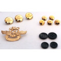 Rhodesian Air Force Cap Badge and Uniform buttons package