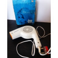 RARE RETRO BOXED Ronson H1 Rapide Vintage Style as you dry Hair Dryer made in England - Circa 70`s