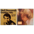 Neil Diamond 2 lp/vinyls - Golden Hits featuring Do it (1971) and Serenade (1974) both SA pressings