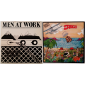 Men At Work 2 vinyl LPs - Business as Usual (VG+/VG+) and Cargo (VG+/VG+)