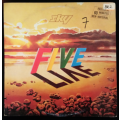 Sky - Sky Five Live double vinyl lp (Ex VG+/VG-)