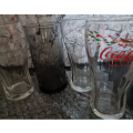 Collection of Various Coke Glasses