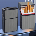 Black Drawbench Anti-moisture Anti-wind  Rechargable cigarette box
