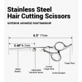 10 Pcs Stainless Steel Hairdressing Shears Set